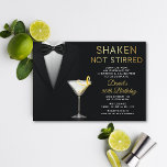 ANY AGE - Spy Secret Agent Birthday Invitation<br><div class="desc">secret agent,  detective,  crime,  spy,  birthday party invitation,  tuxedo,  bow tie,  black tie,  surprise birthday,  bachelor party</div>