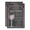 ANY AGE Wine Chalkboard Adult Birthday Invitation