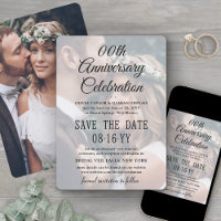 ANY Anniversary 2 Photo Elegant Script Overlay