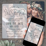 ANY Anniversary 2 Photo Overlay We Still Do Party Save The Date<br><div class="desc">Announce the joyful news of your upcoming anniversary celebration with unique custom photo overlay "We Still Do" save the date invitations. The two photos and all wording are simple to personalize for any year anniversary. It's also perfect for a sequel wedding, vow renewal ceremony, or 1st anniversary reception. It can...</div>
