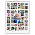 Any Anniversary Photo Collage 45 Photos Custom