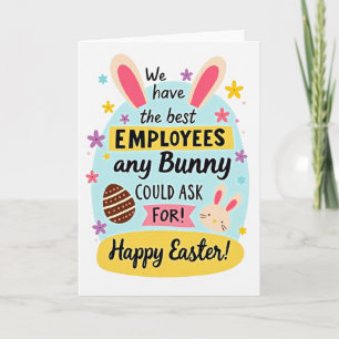 Any Bunny Employees Holiday Card