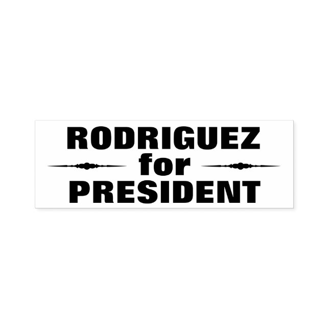 Any Candidate Any Office Political Self-inking Stamp (Design)