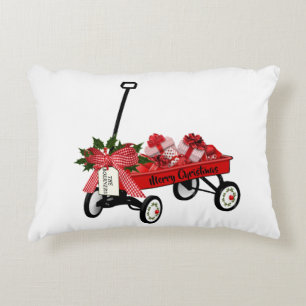 Any Color Brushed PolyToy Wagon Throw Pillows