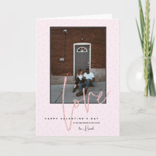 Any Color   Happy Valentine's Day Photo Card
