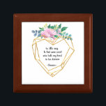 ANY COLOR Poem Wedding Ring Gift Box<br><div class="desc">"Go, little ring, to that same sweet who hath my heart in her domain." This beautiful ring box features the romantic quote from Chaucer.</div>