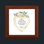 ANY COLOR Poem Wedding Ring Gift Box<br><div class="desc">"Go,  little ring,  to that same sweet who hath my heart in her domain." This beautiful ring box features the romantic quote from Chaucer.</div>