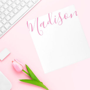 Any Color - Script Name Personalized Notepad