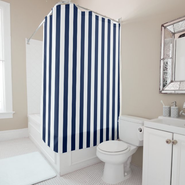 Any Colour and White Vertical Stripes (In Situ)