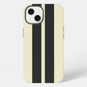Any Colour Background & Black Car Racing Stripes iPhone 13 Case