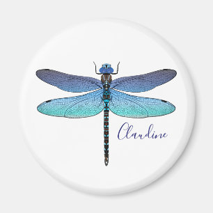 Any Colour Background Dragonfly Magnet