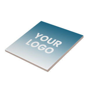 Any Colour Background   White Gradient & Your Logo Tile