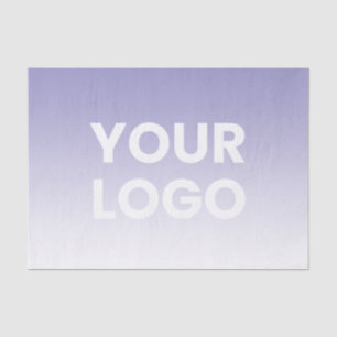 Any Colour Background   White Gradient & Your Logo Tissue Paper