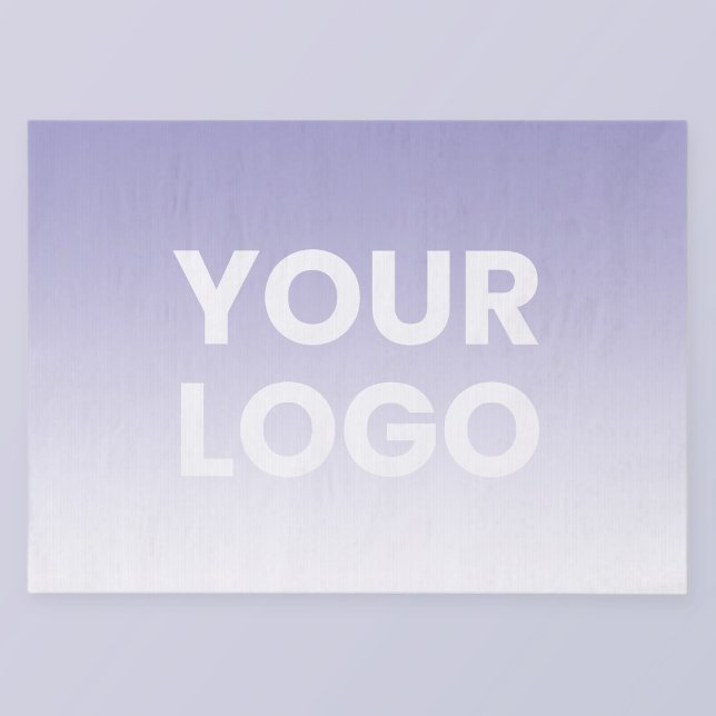 Any Colour Background | White Gradient & Your Logo Tissue Paper (Creator Uploaded)