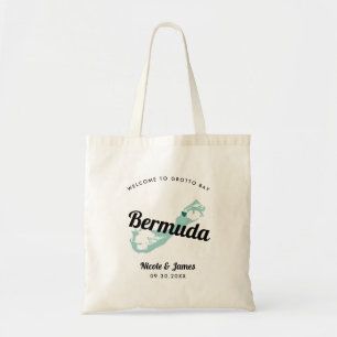Any Colour Bermuda Wedding Welcome Tote Bag