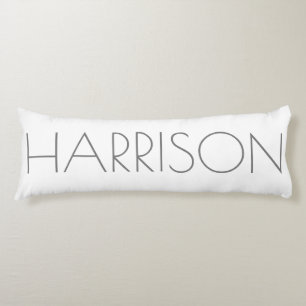 Any Colour - Block Personalized Name Throw Pillow