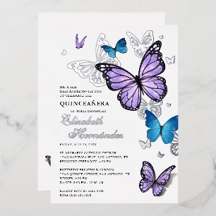 Any Colour Butterfly Elegant Quinceanera