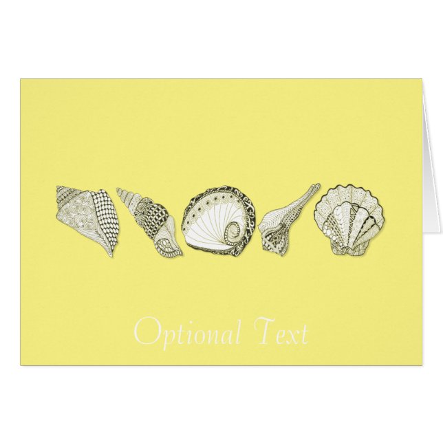 Any Colour Customizable Seashells (Front Horizontal)