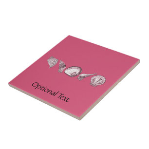 Any Colour Customizable Seashells Tile