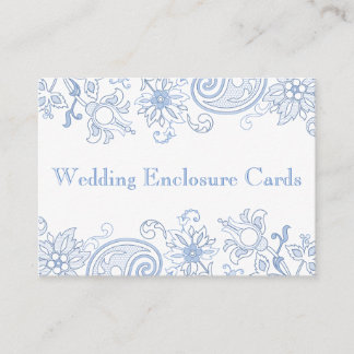 Any Colour Flowers - Foliage Wedding Enclosure Car Card