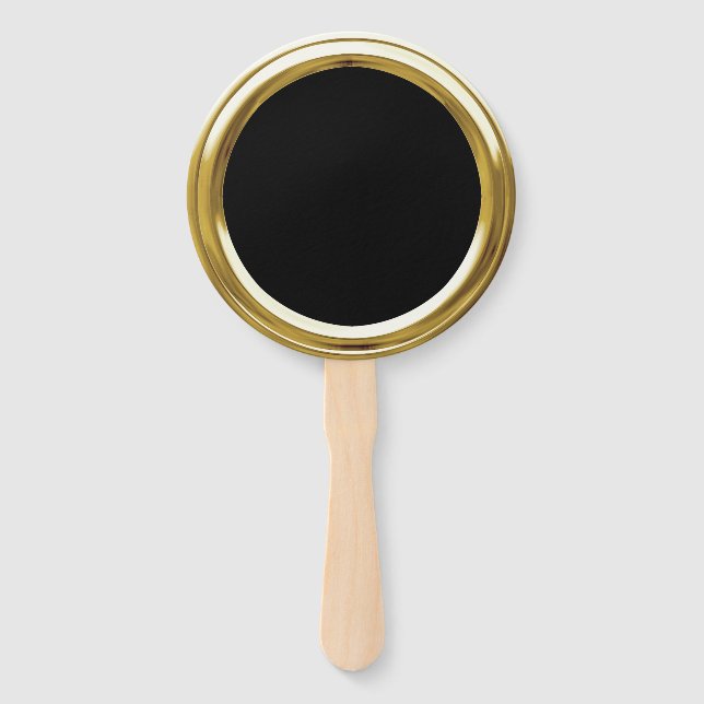 Any Colour Gold Frame Set of Fans (Front)