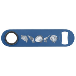 Any Colour Hand Drawn Seashells Bar Key