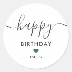 Any Colour Happy Birthday Gift Tags, Birthday Tag