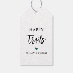 Any Colour Happy Trails Gift Tag, Nut & Trail Mix Tags