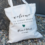 Any Colour Heart Destination Wedding Welcome Bag, Tote Bag<br><div class="desc">Fill this lovely tote bag with your favourite treats to welcome guests to your wedding! To change the colour of the heart,  click "personalize" and then "edit using the design tool." Select the heart,  then use the tools to make the changes.</div>
