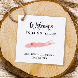 Any Colour Long Island Wedding Welcome Bag Favour Tags