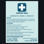 Any Colour Medical Symbol, EMT, Paramedic Flyer<br><div class="desc">Any Colour Medical Symbol,  EMT,  Paramedic Advertising Flyers By The Business Card Store.</div>