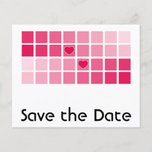 Any Colour Modern Typography Save the Date Flyer