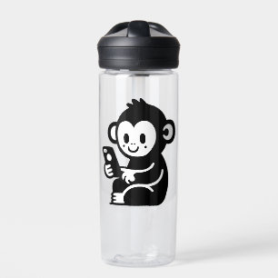 Any Colour Monkey Phone Water Bottle