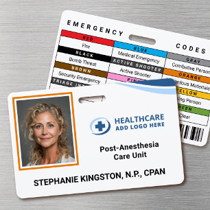  Any Colour Nurse Hospital Employee Photo ID Badge