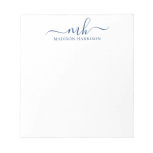 Any Colour - Personalized Initials & Name Notepad