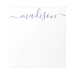 Any Colour - Personalized Script Name Notepad