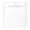 Any Colour - Personalized Script Name Notepad