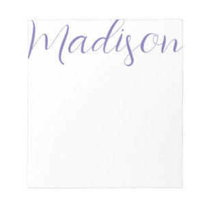 Any Colour - Personalized Script Name Notepad