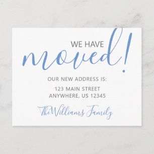 Any Colour - Script Name Moving Postcard