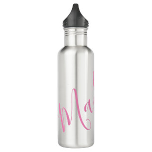 Any Colour - Script Name Water Bottle