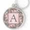 Any Colour Silver Lattice Monogram