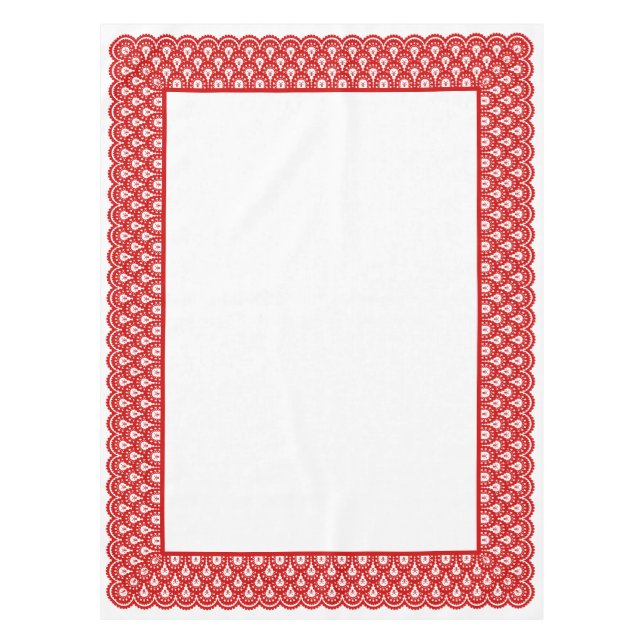 Any Colour Skull Lace Tablecloth (Front)