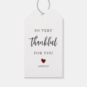 Any Colour So Very Thankful for You Gift Tags