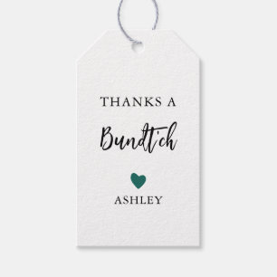 Any Colour Thanks A Bundt'ch Gift Tag, Bundt Cake Gift Tags