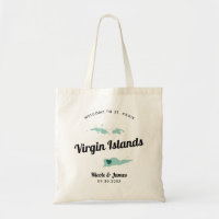 Any Colour Virgin Islands Wedding Welcome Bag,