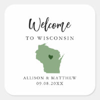 Any Colour Wisconsin State Wedding Welcome Bag