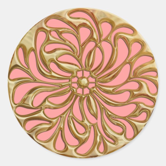 Any Colour with Gold Design Seal (Front)