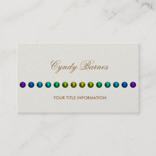 Any Colour with String of Pearls Business Card