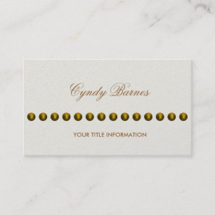 Any Colour with String of Pearls Business Card