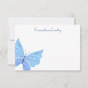 Any Colours - Butterfly Personalized Note Cards